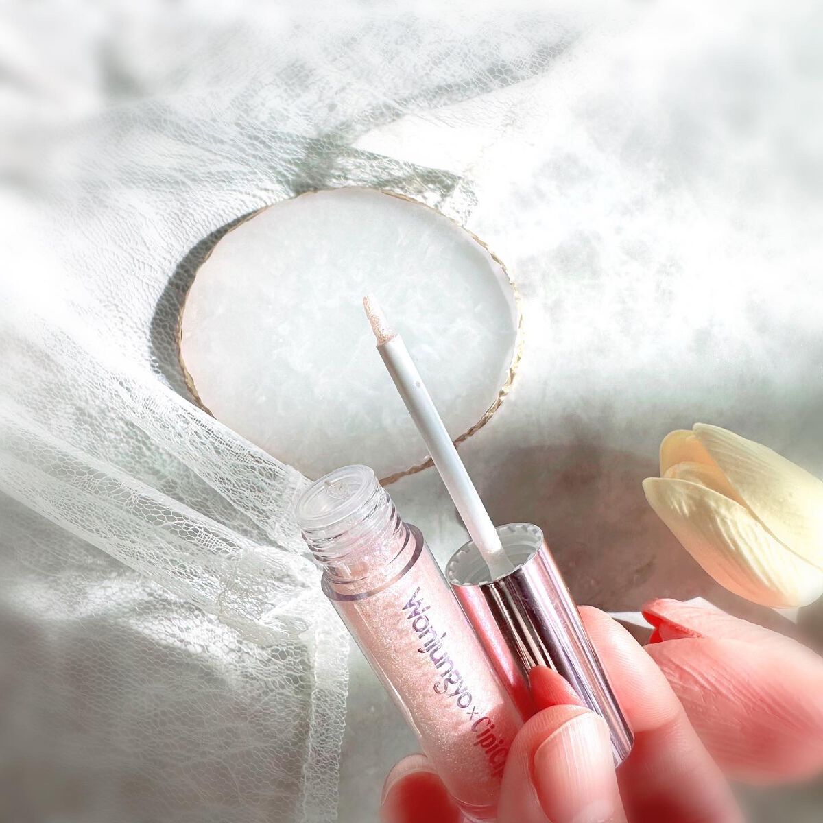 ウォンジョンヨ　ダイヤモンドライナー/Wonjungyo/リキッドアイシャドウを使ったクチコミ（2枚目）