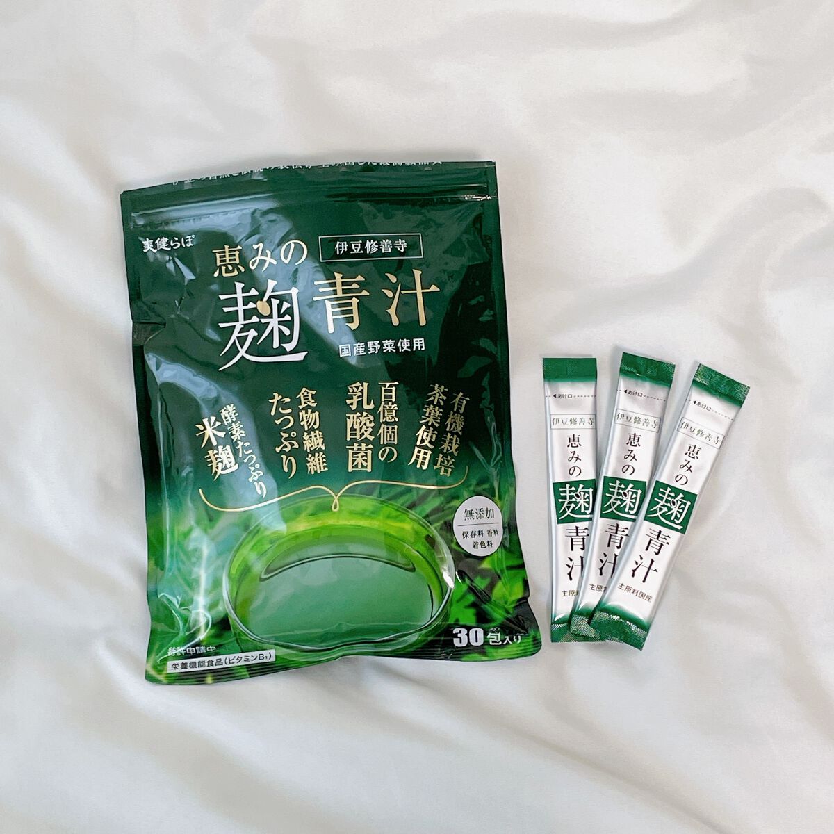 恵みの麹青汁/爽健らぼ/青汁を使ったクチコミ（2枚目）