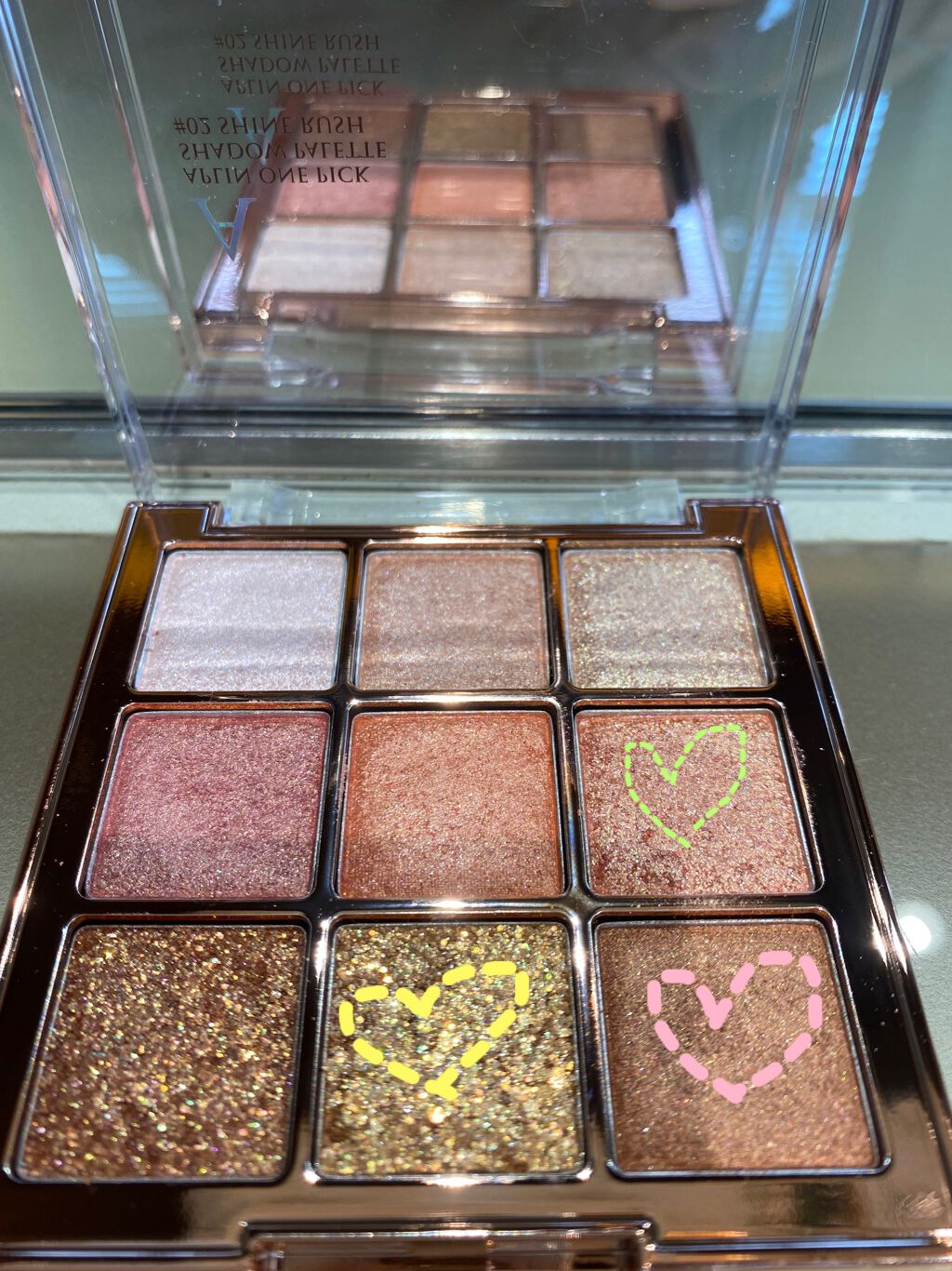 ワンピックアイシャドウパレット/APLIN/アイシャドウパレットを使ったクチコミ(5枚目)