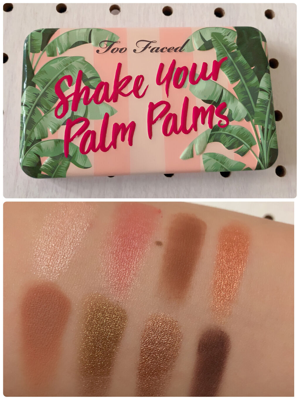 シェイク ユア パーム パームズ ミニ アイシャドウ パレット/Too Faced/アイシャドウパレットを使ったクチコミ（1枚目）