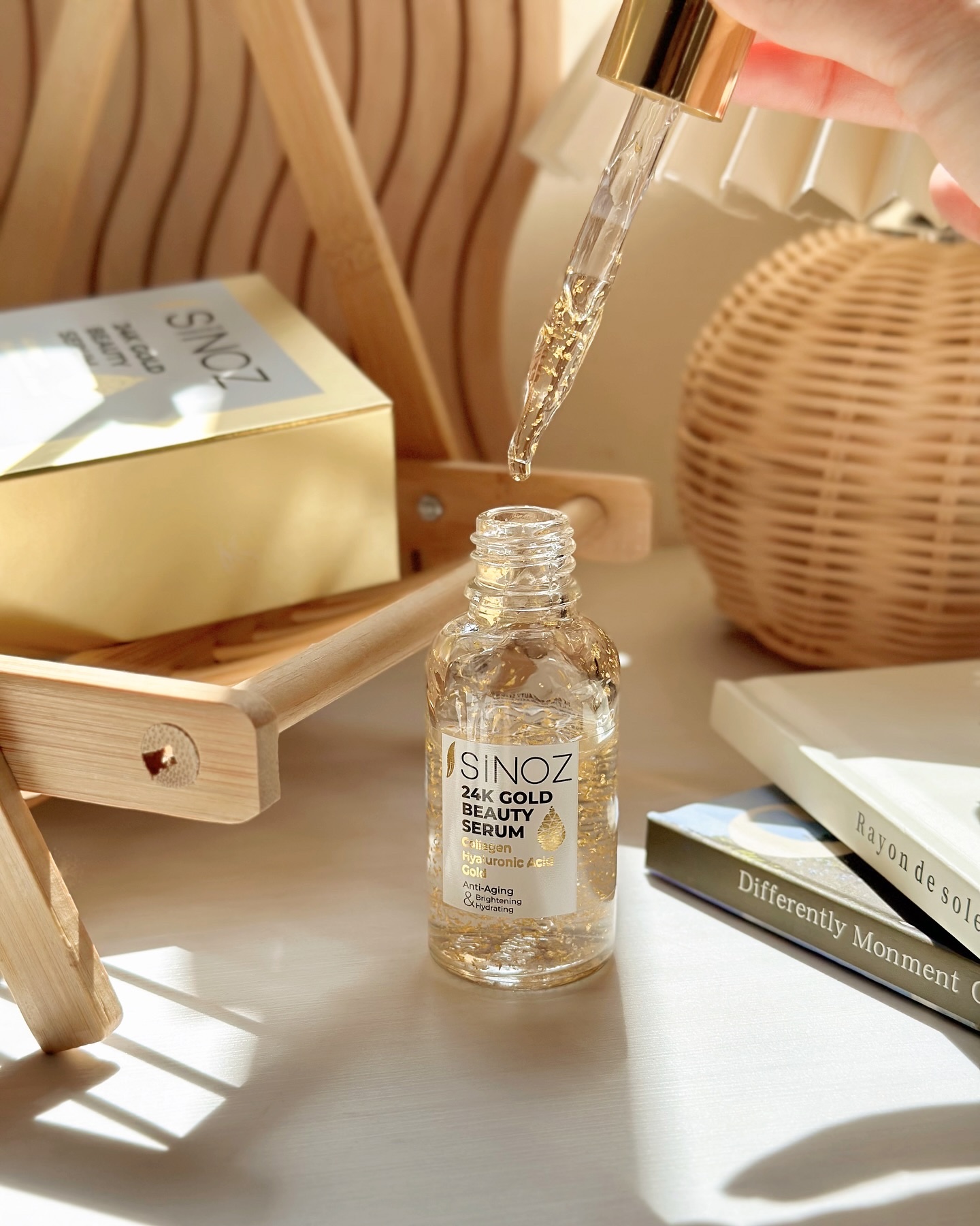 ゴールドビューティーセラム/SiNOZ/美容液を使ったクチコミ（1枚目）