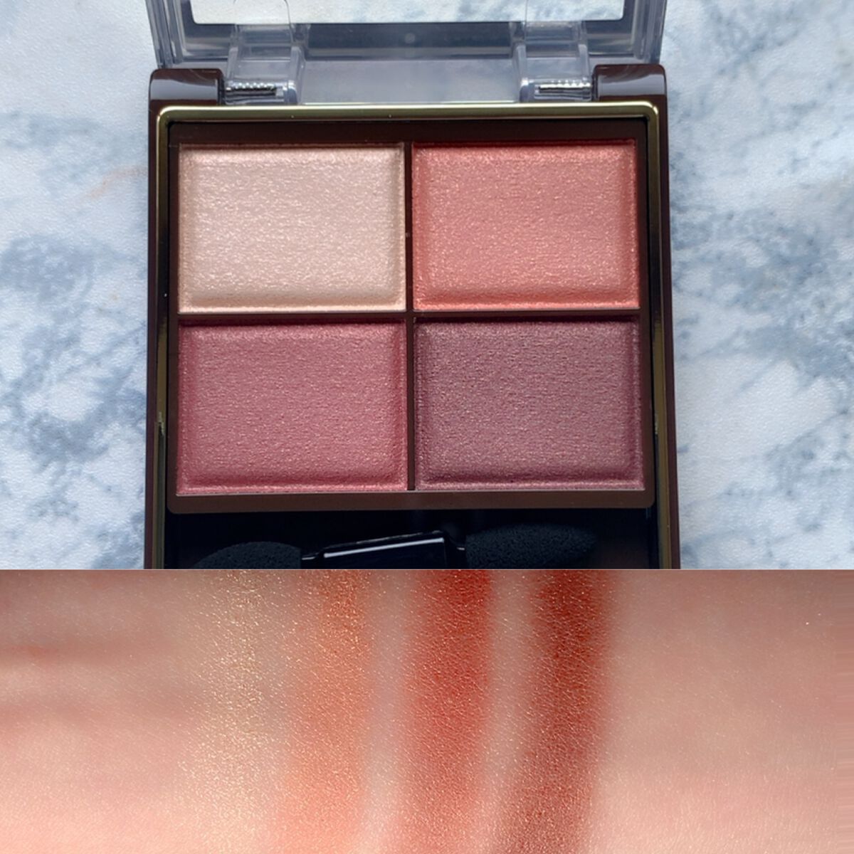 スキニーリッチシャドウ/excel/アイシャドウパレットを使ったクチコミ（3枚目）