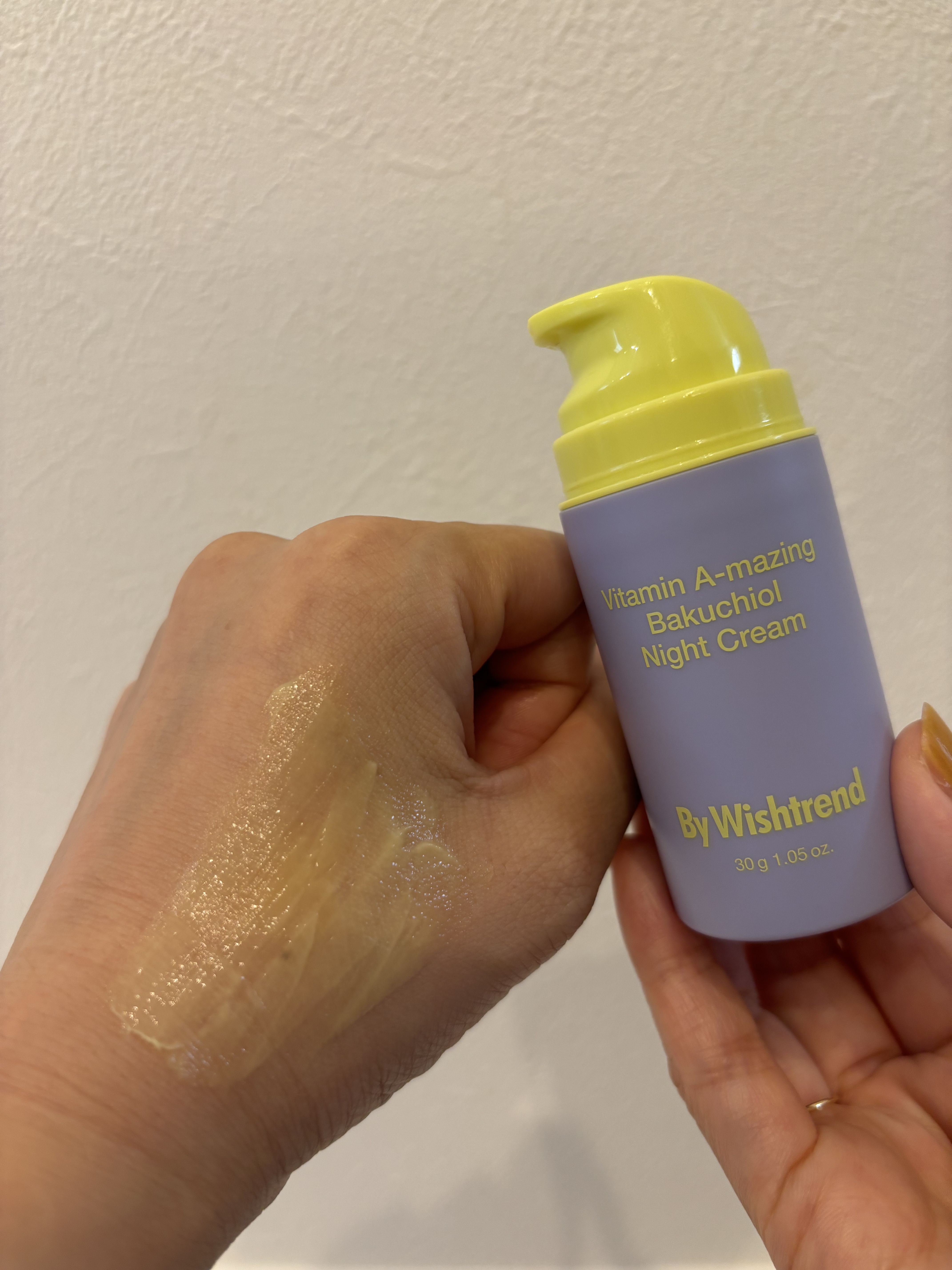 ビタミンA-mazingバクチオールナイトクリーム/By Wishtrend/フェイスクリームを使ったクチコミ（3枚目）