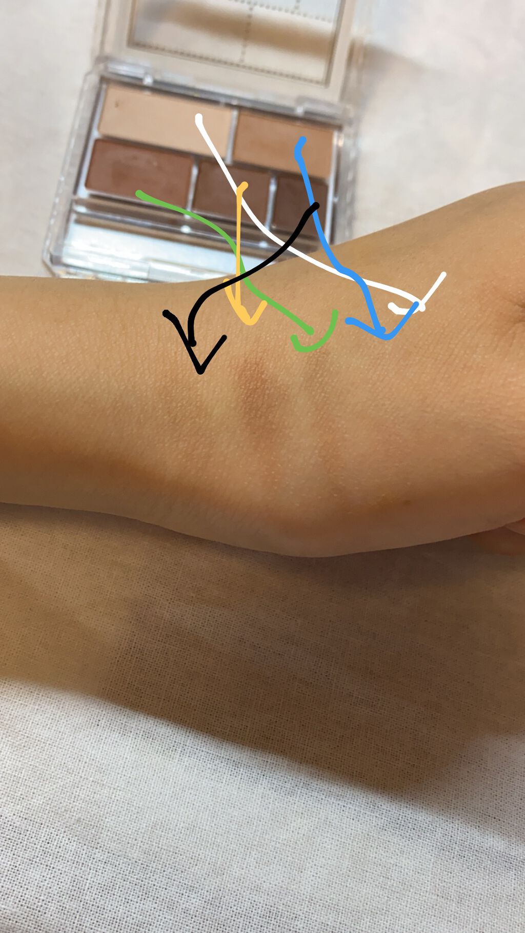 パーフェクトマルチアイズ/キャンメイク/アイシャドウパレットを使ったクチコミ（3枚目）