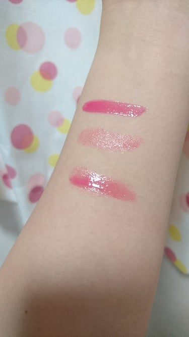 ALBION エクシア AL クリスタル グロスのクチコミ「最近いいなと思った重ね付けリップ💄✨


使ったのは
①アルビオン エクシア AL クリスタル.....」（2枚目）