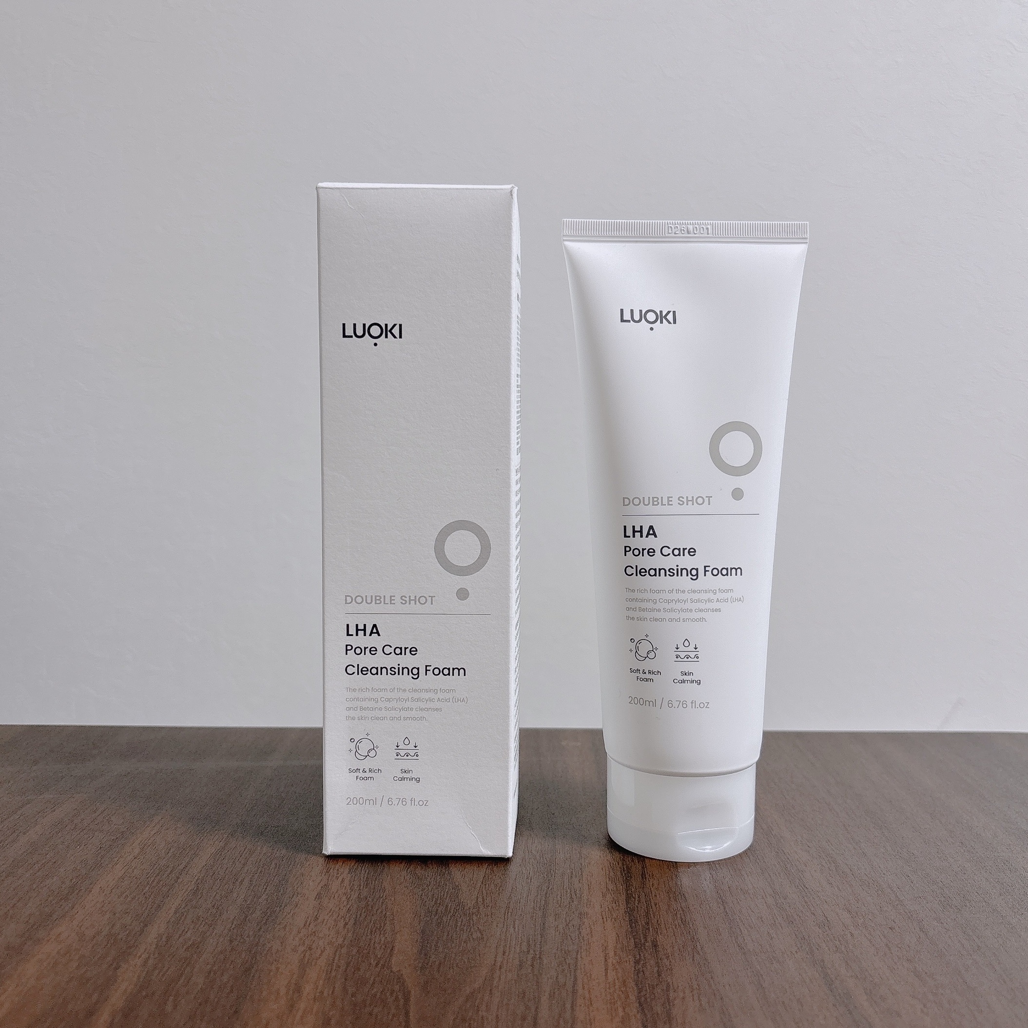 ダブルショットLHA毛穴ケアクレンジングフォーム /LUOKI/クレンジングクリームを使ったクチコミ（1枚目）