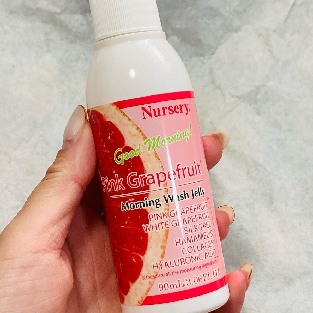 モーニングウォッシュジェリー ピンクグレープフルーツ/Nursery(ナーセリー)/その他洗顔料を使ったクチコミ(5枚目)