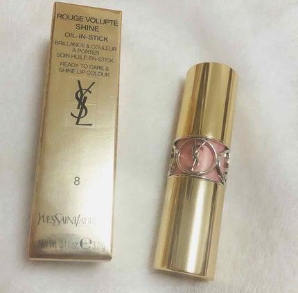 ルージュ ヴォリュプテ シャイン/YVES SAINT LAURENT BEAUTE/口紅を使ったクチコミ(2枚目)