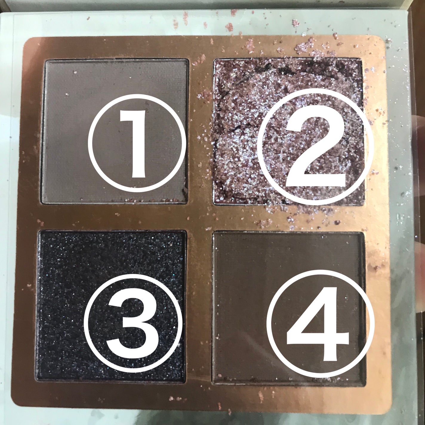 Venus Marble アイシャドウキャットシリーズ/Venus Marble/アイシャドウパレットを使ったクチコミ(2枚目)