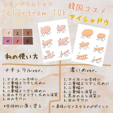 カラーグラムトック ヒットパンアイパレット/Colorgram/アイシャドウパレットを使ったクチコミ（2枚目）