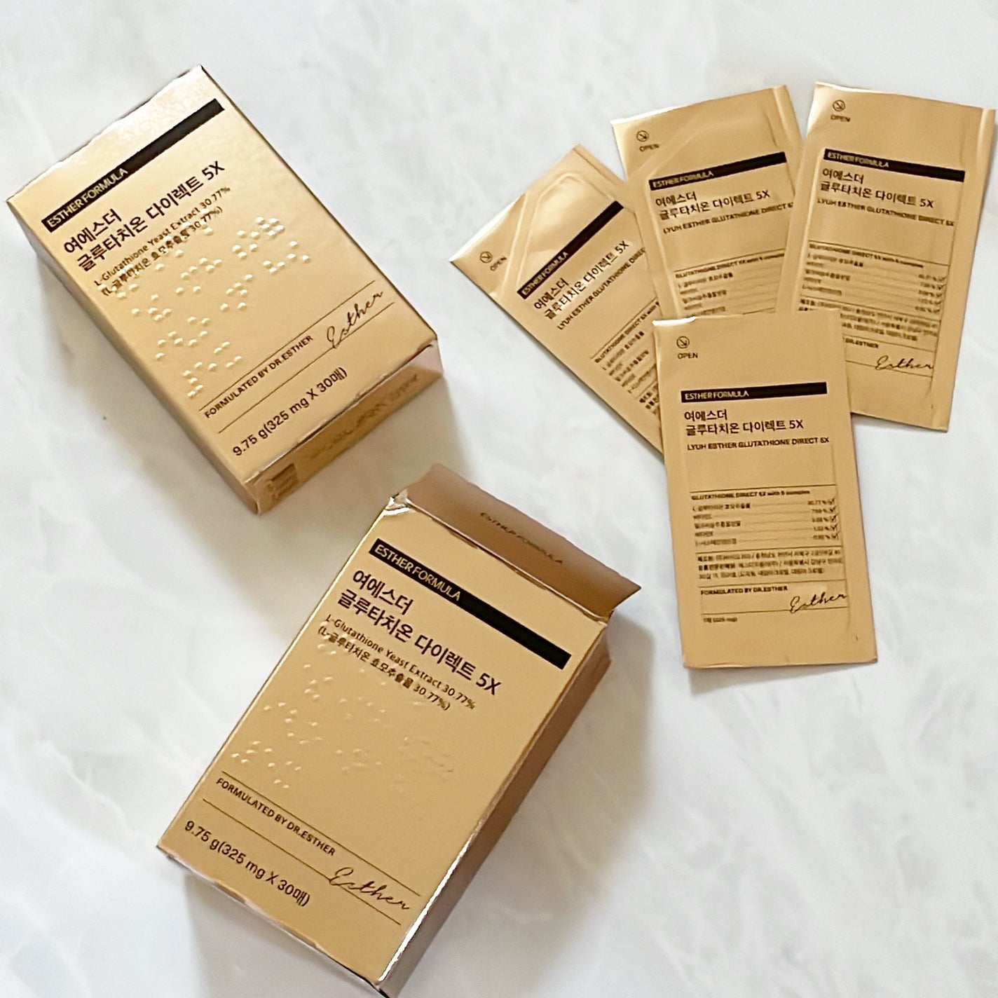 ヨエスターグルタチオンダイレクト5X/ESTHER FORMULA/美容サプリメントを使ったクチコミ(2枚目)