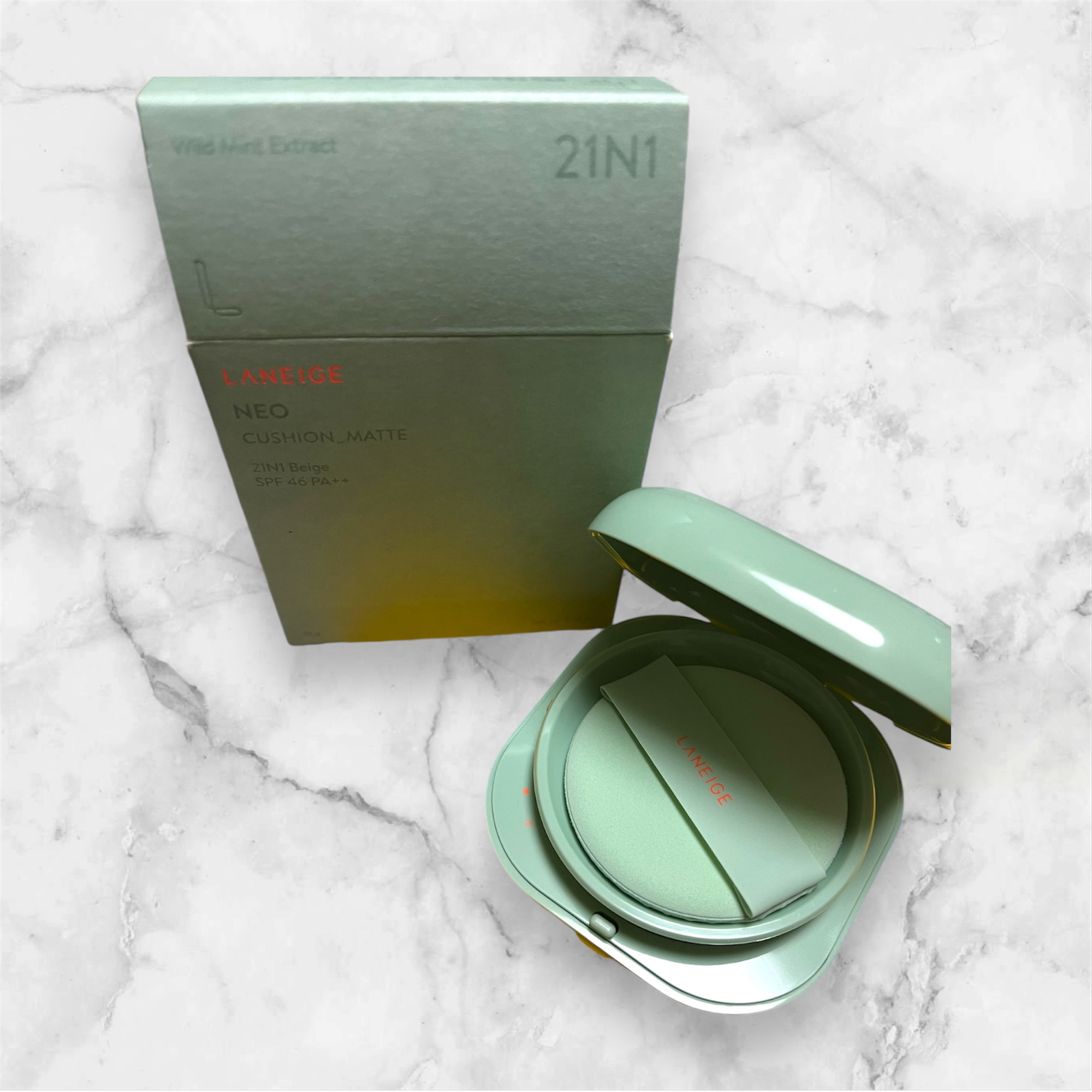 ネオクッション マット N/LANEIGE/クッションファンデーションを使ったクチコミ（1枚目）