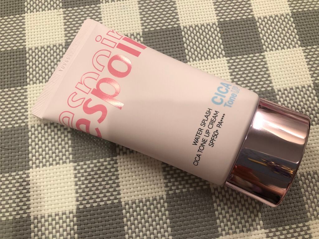 ウォータースプラッシュシカトーンアップクリーム/espoir/化粧下地を使ったクチコミ(1枚目)