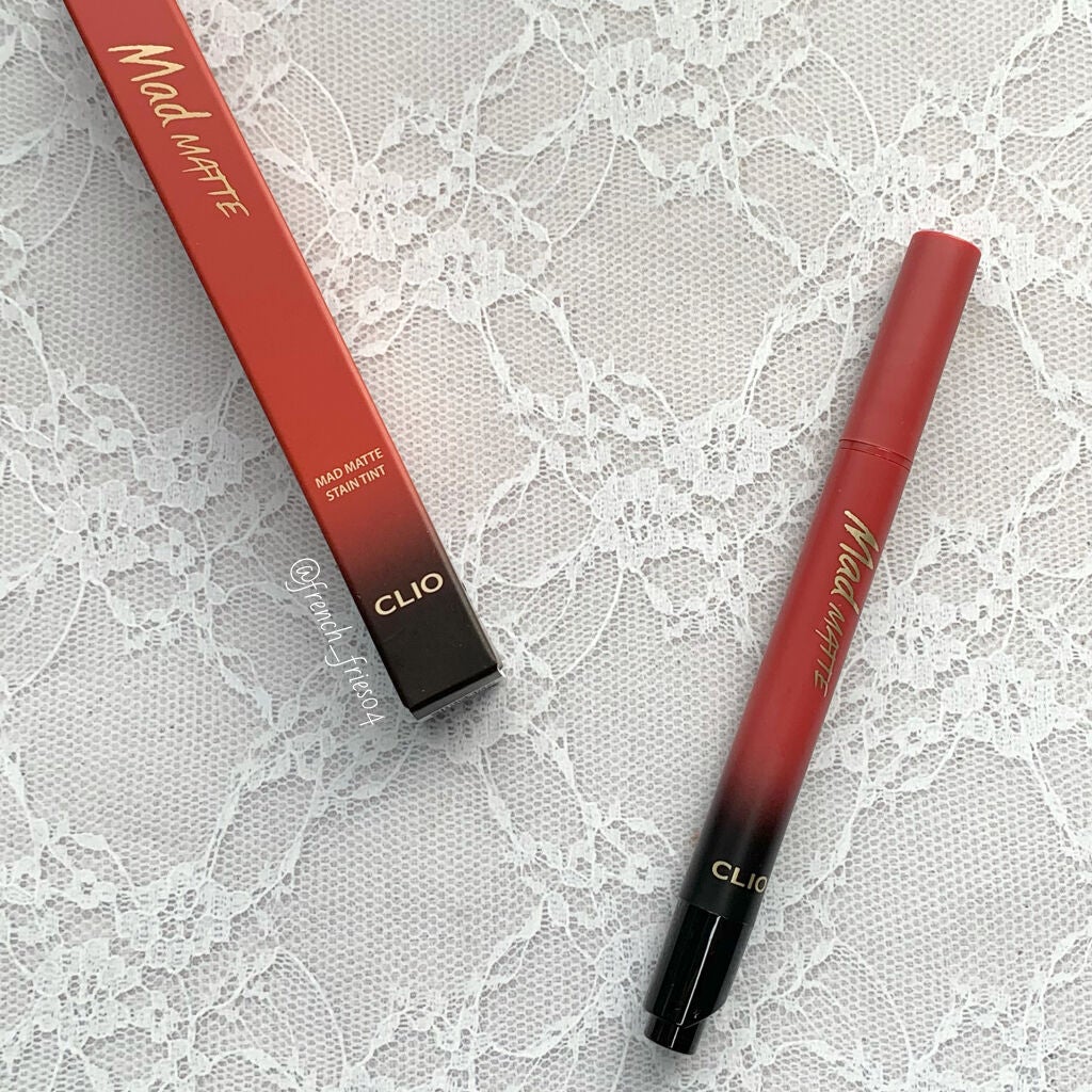 マッド マット ステイン ティント/CLIO/口紅を使ったクチコミ(4枚目)