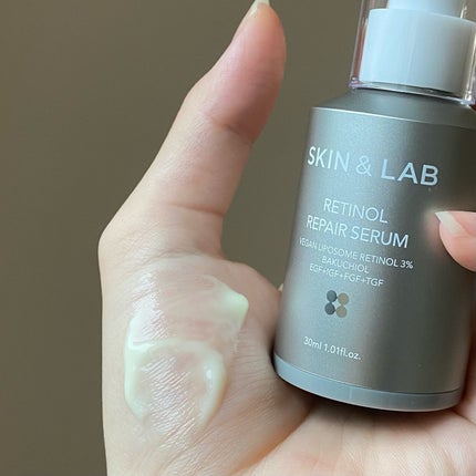 ヴィーガンリポソームレチノールセラム/SKIN&LAB/美容液を使ったクチコミ(1枚目)