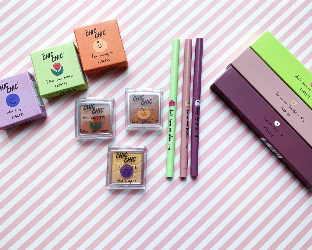 スマイルハート カラージェルアイライナー/FLORTTE/ジェルアイライナーを使ったクチコミ（1枚目）