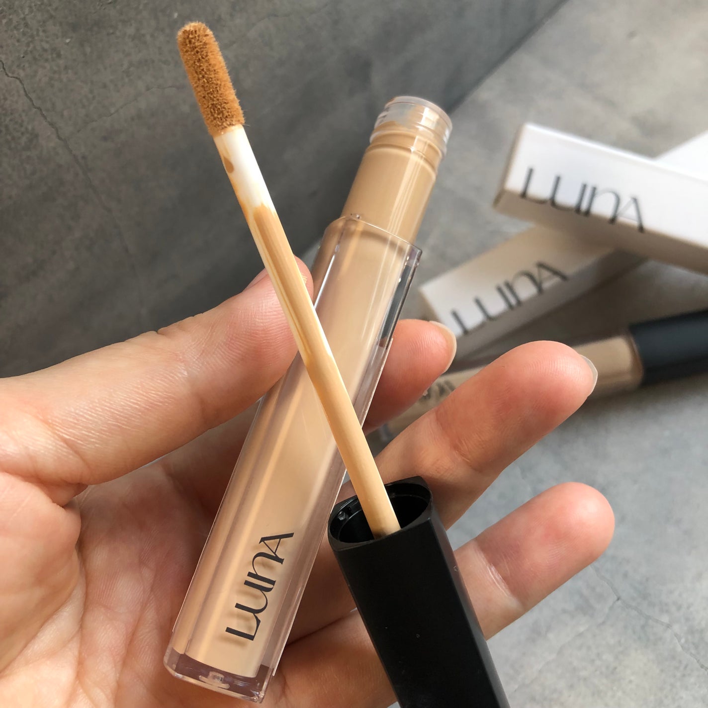 ロングラスティングチップコンシーラー/LUNA/リキッドコンシーラーを使ったクチコミ(4枚目)