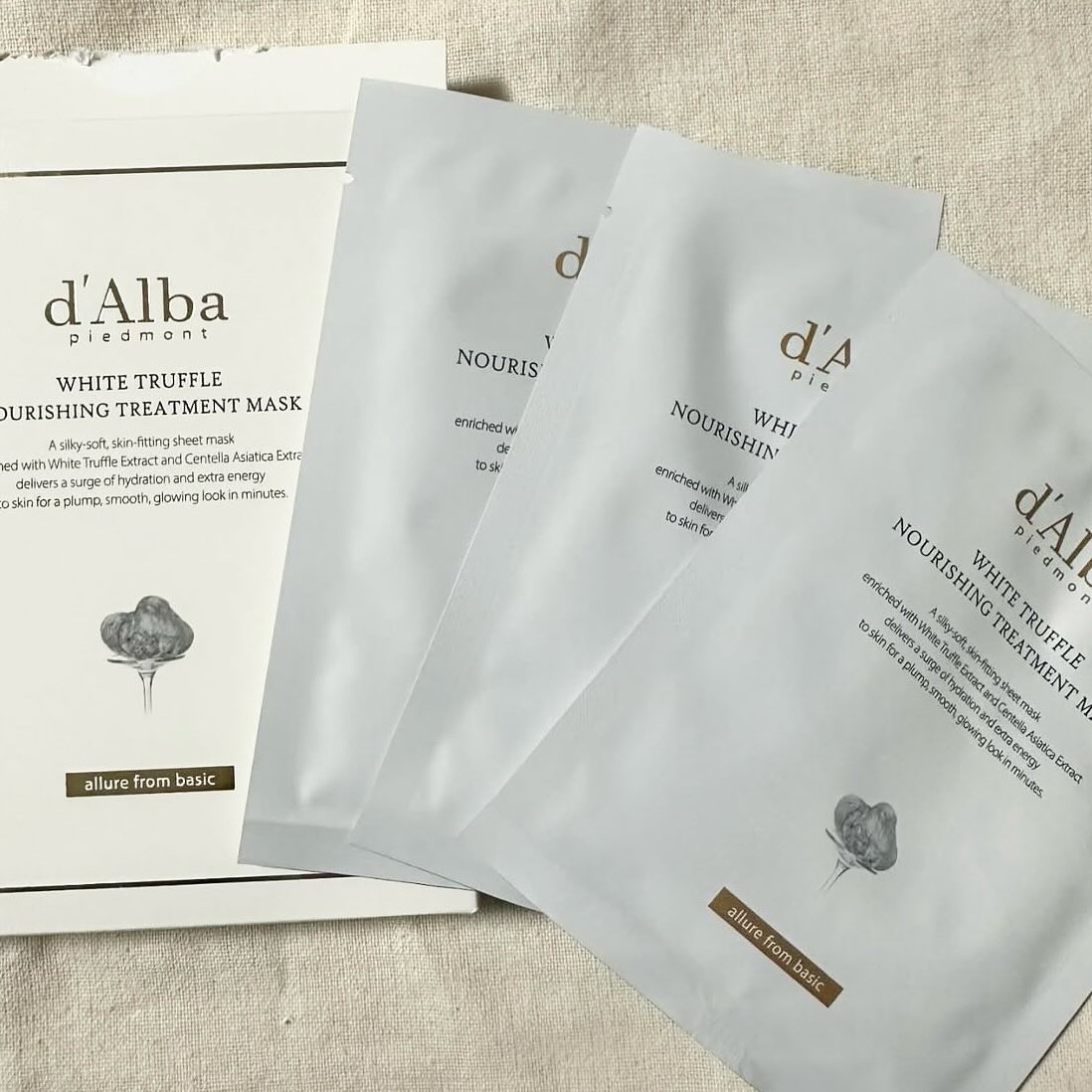 ホワイトトリュフナリシングトリートメントマスク/ダルバ/シートマスク・パックを使ったクチコミ（2枚目）