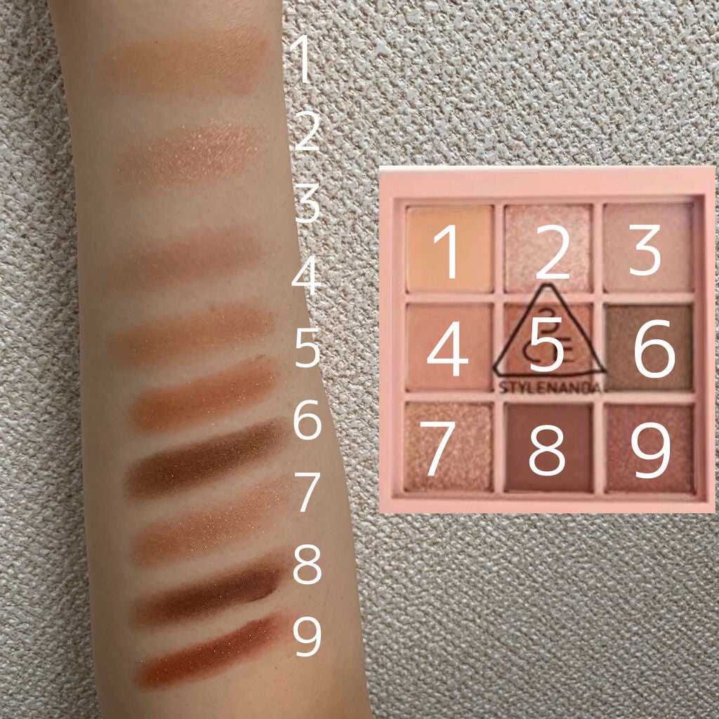 3CE マルチアイカラーパレット/3CE/アイシャドウパレットを使ったクチコミ(2枚目)