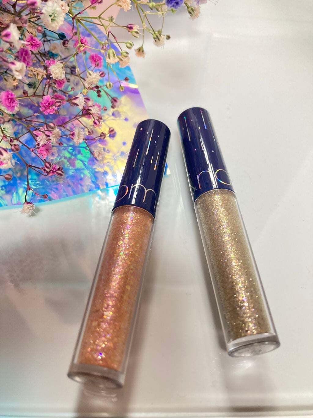 リキッド グリッター シャドウ/rom&nd/グリッターを使ったクチコミ(1枚目)