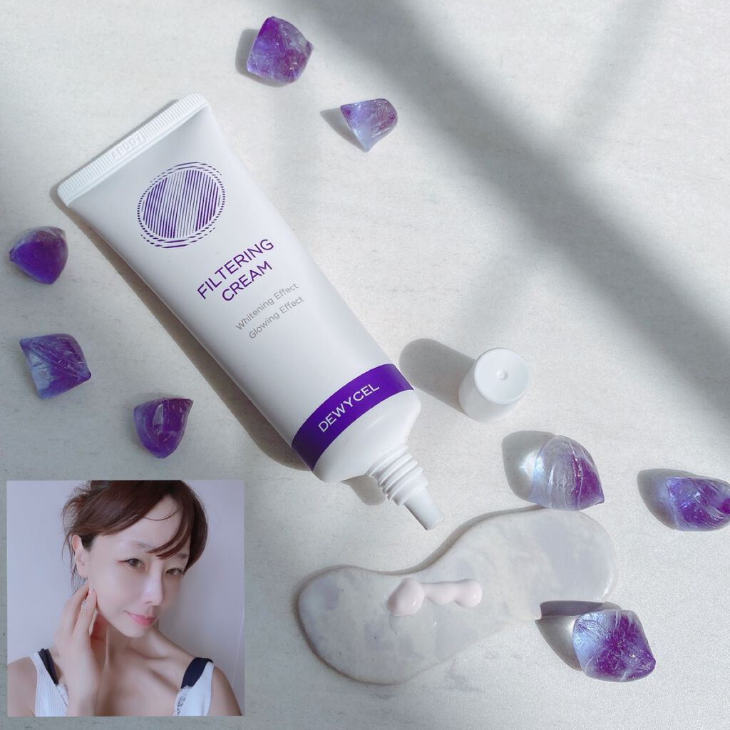 フィルタリングクリーム/DEWYCEL/日焼け止めクリームを使ったクチコミ（1枚目）