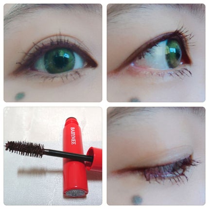 ニュアンスカラーマスカラ/BABYMEE/マスカラを使ったクチコミ(3枚目)