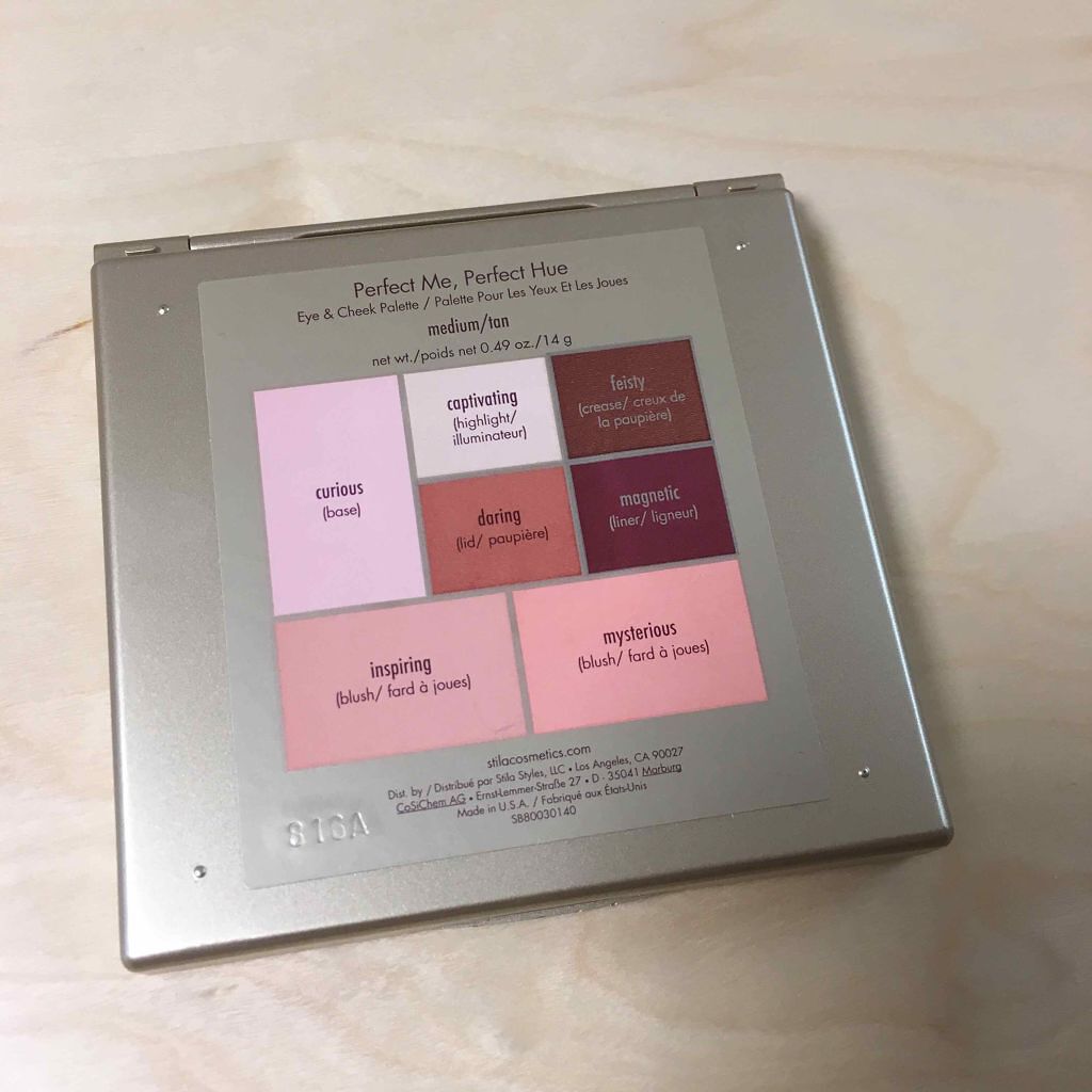 Perfect Me, Perfect Hue/stila/アイシャドウパレットを使ったクチコミ(3枚目)