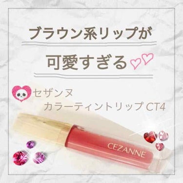 
最近のお買い物🌸

セザンヌ  
カラーティントリップ CT4  ¥600

ブラウン系のお色です😊

ずっと気になってたけどなかなか近くのお店に入荷されず最近やっと見つけて購入しました💕

セザンヌ