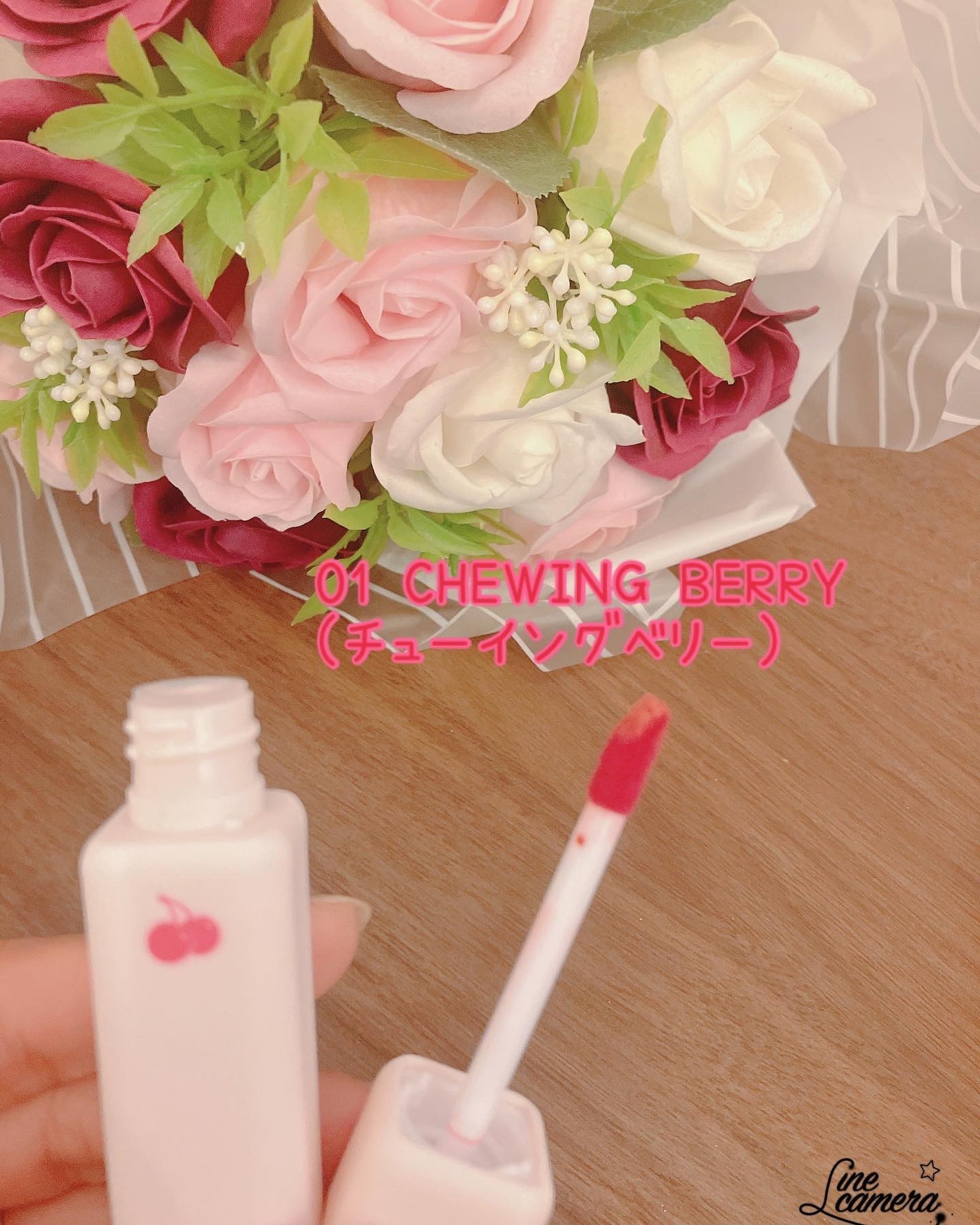 チューインガムベルベットティント/KIRSH(キルシー)/リップティントを使ったクチコミ(3枚目)