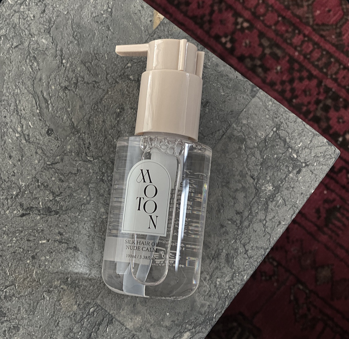 MOTON シルクヘアオイル ヌードカルム/MOTON/ヘアオイルを使ったクチコミ（2枚目）