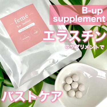 B-up supplement /feme/ボディサプリメントを使ったクチコミ（1枚目）