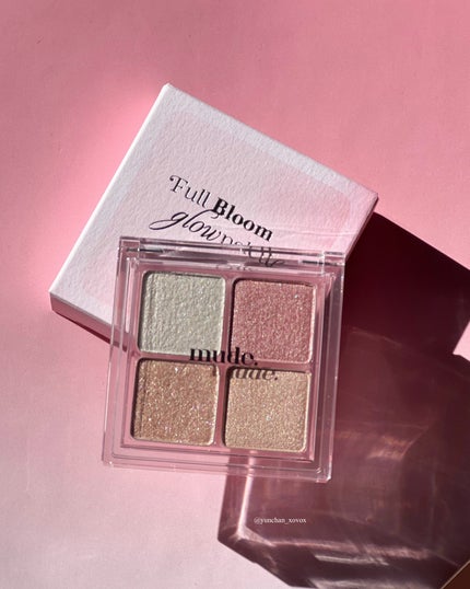 フルブルームグロウパレット/mude/アイシャドウパレットを使ったクチコミ(3枚目)
