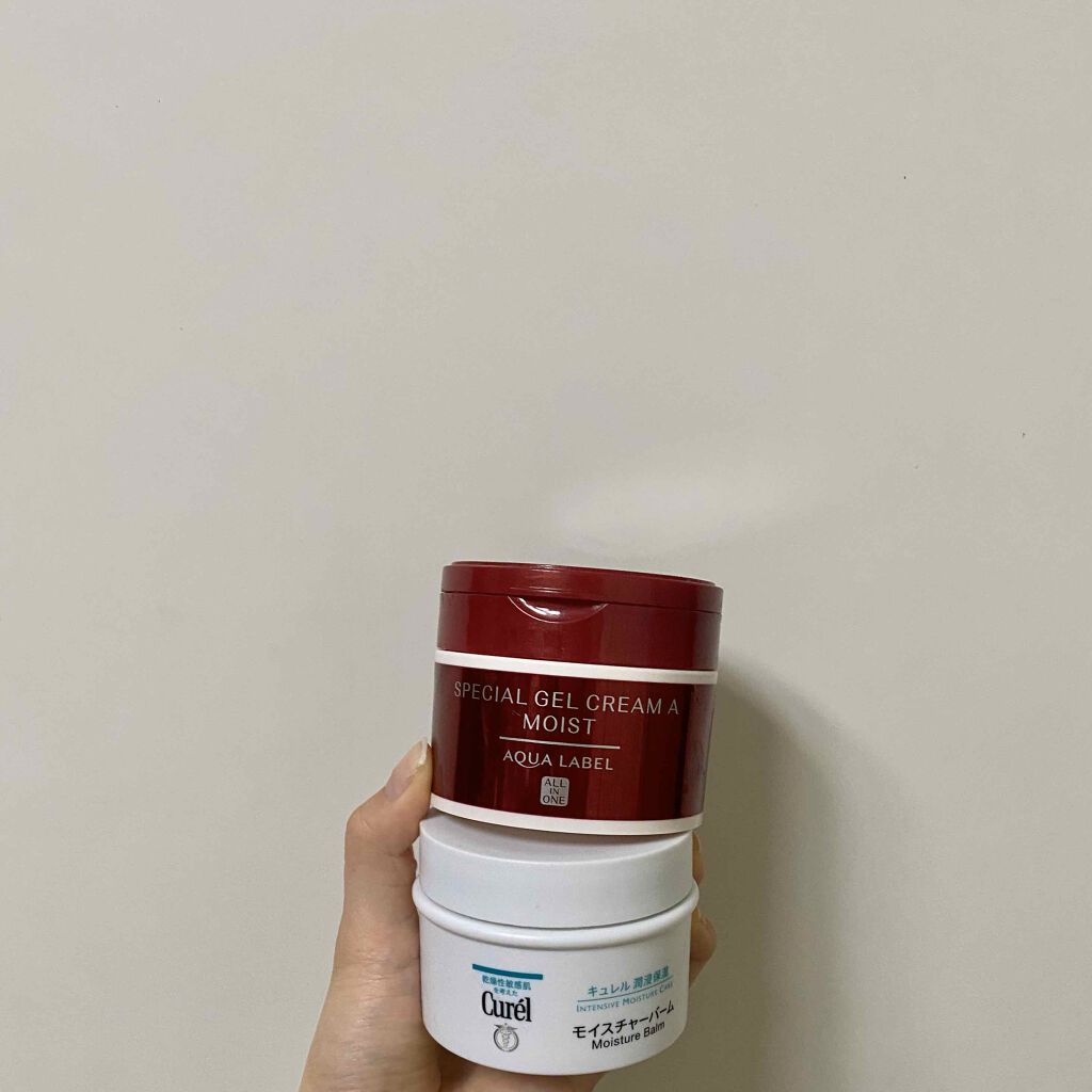 スペシャルジェルクリーム(モイスト)/アクアレーベル/オールインワン化粧品を使ったクチコミ（2枚目）