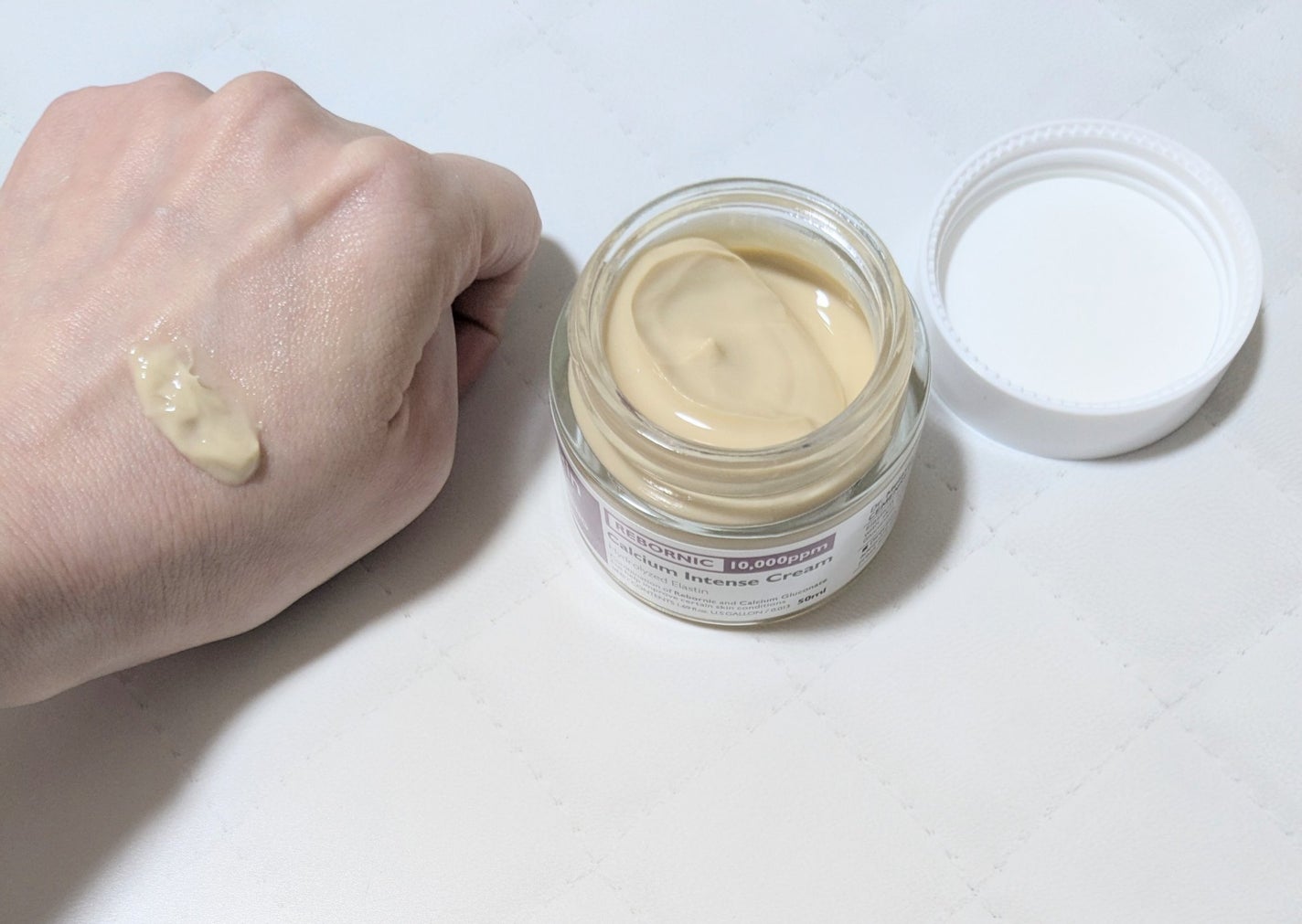 Cemenrete Calcium Intense Cream/Dr.Melaxin/フェイスクリームを使ったクチコミ(4枚目)