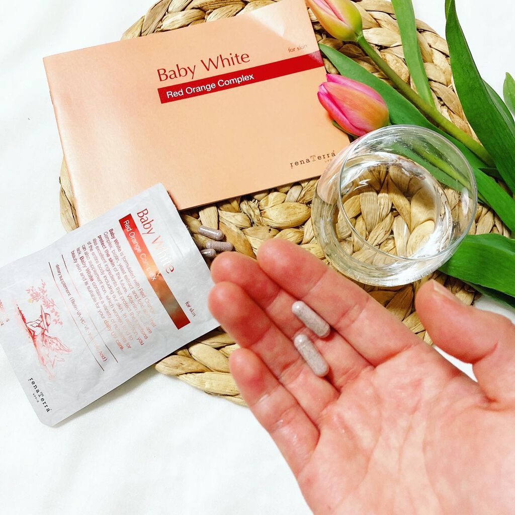 Baby White 60粒/renaTerra/美容サプリメントを使ったクチコミ（2枚目）