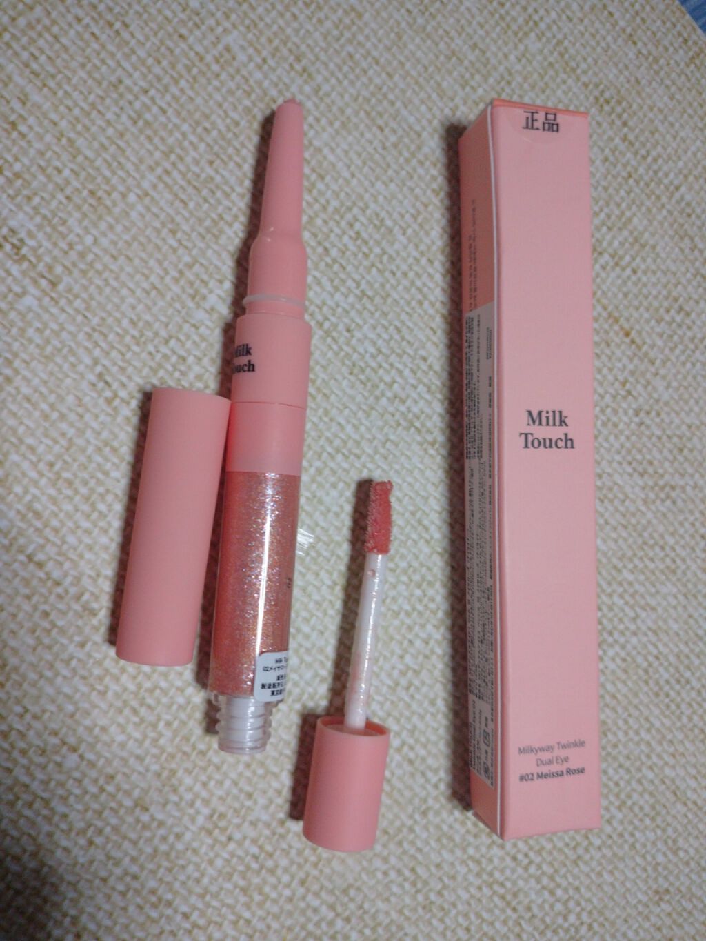 ミルキーウェイ ツインクル デュアル アイ/Milk Touch/グリッターを使ったクチコミ(2枚目)