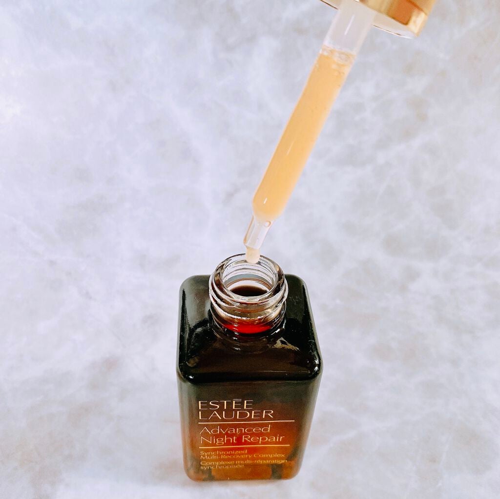 アドバンス ナイト リペア SMR コンプレックス/ESTEE LAUDER/美容液を使ったクチコミ(4枚目)