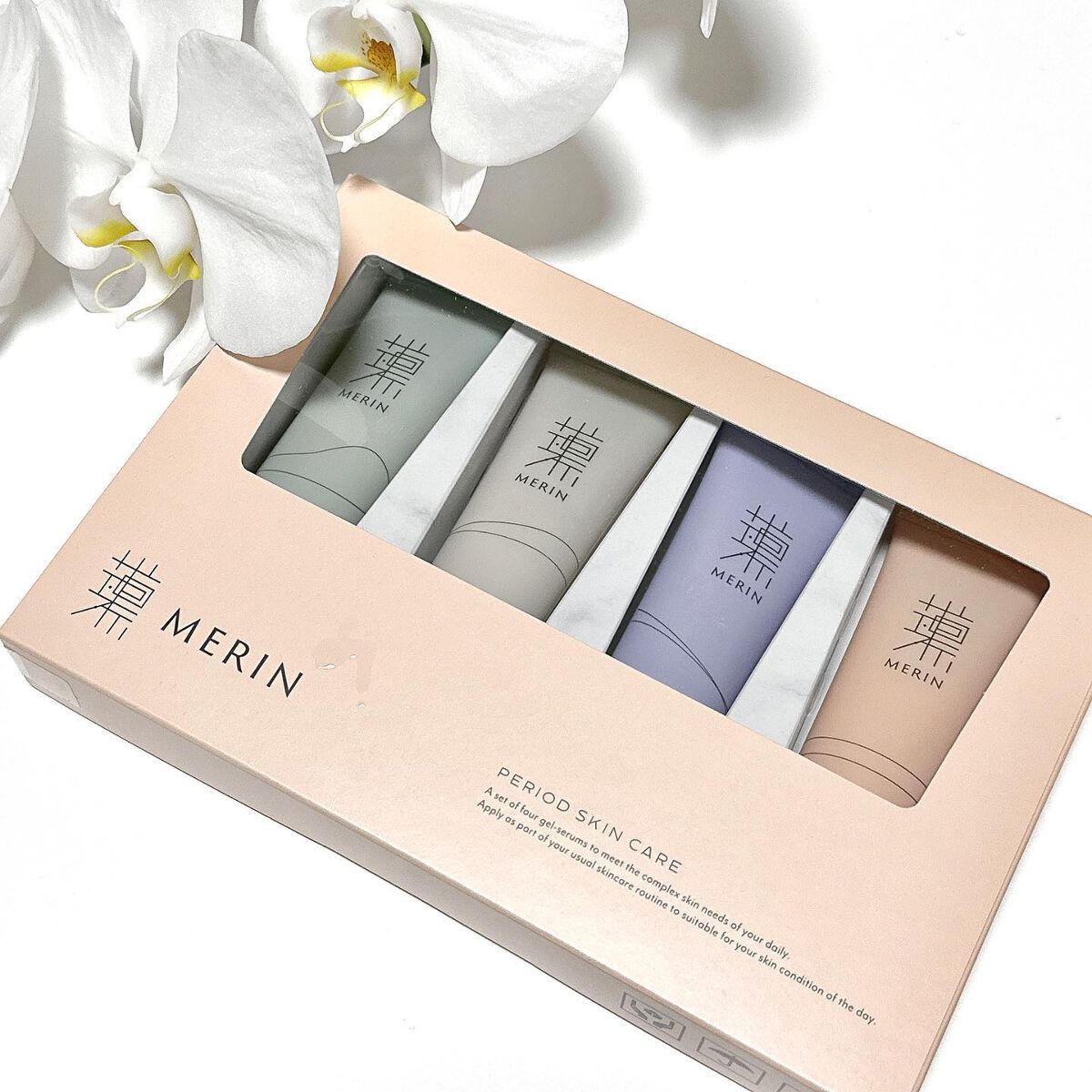 ピリオドスキンケア 美容ジェルクリーム マンスリーセット /MERIN/スキンケアキットを使ったクチコミ(2枚目)