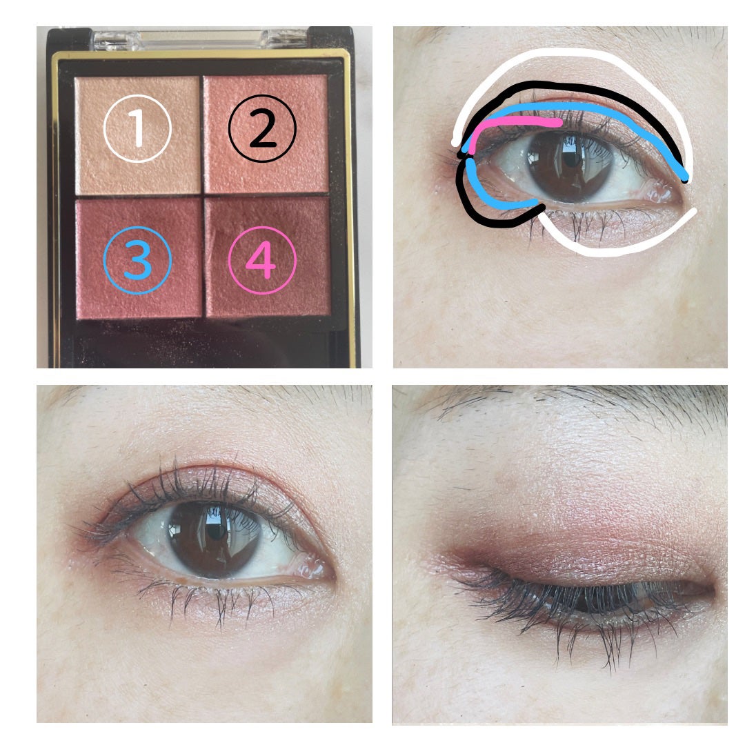 リアルクローズシャドウ/excel/アイシャドウパレットを使ったクチコミ(8枚目)