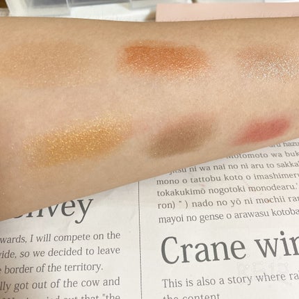 イロアソビ 6色アイパレット/iroasobi/アイシャドウパレットを使ったクチコミ(5枚目)