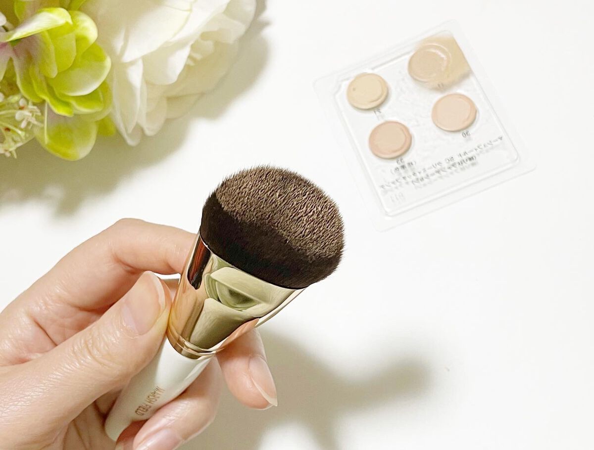 マーシュフィールド スリーウェイファンデブラシ/マーシュ・フィールド/メイクアップを使ったクチコミ(4枚目)