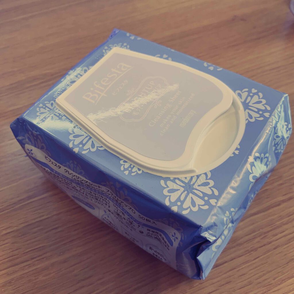 ミセラークレンジングシート ブライトアップ/ビフェスタ/クレンジングシートを使ったクチコミ(1枚目)