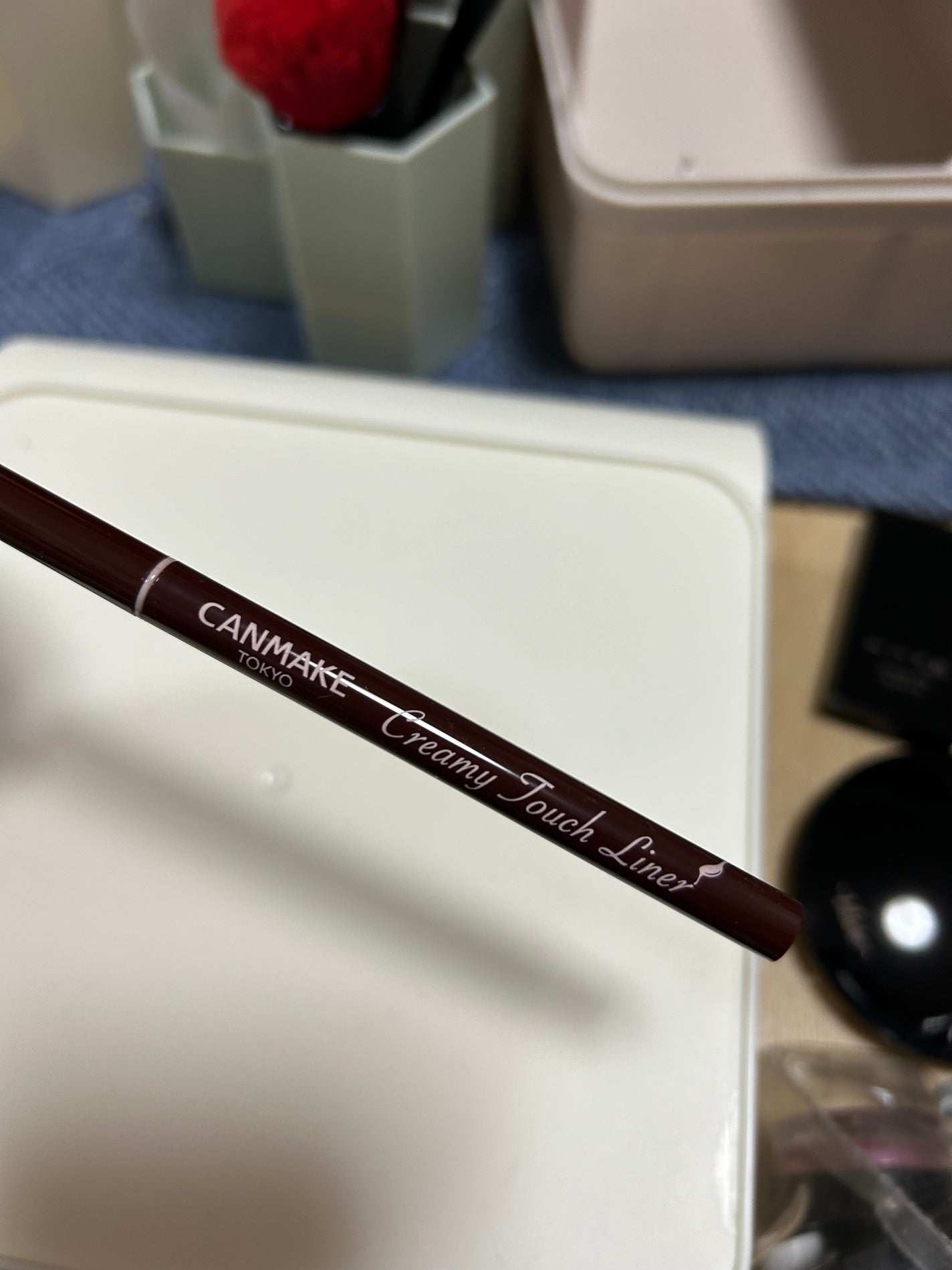 クリーミータッチライナー/キャンメイク/ジェルアイライナーを使ったクチコミ(3枚目)