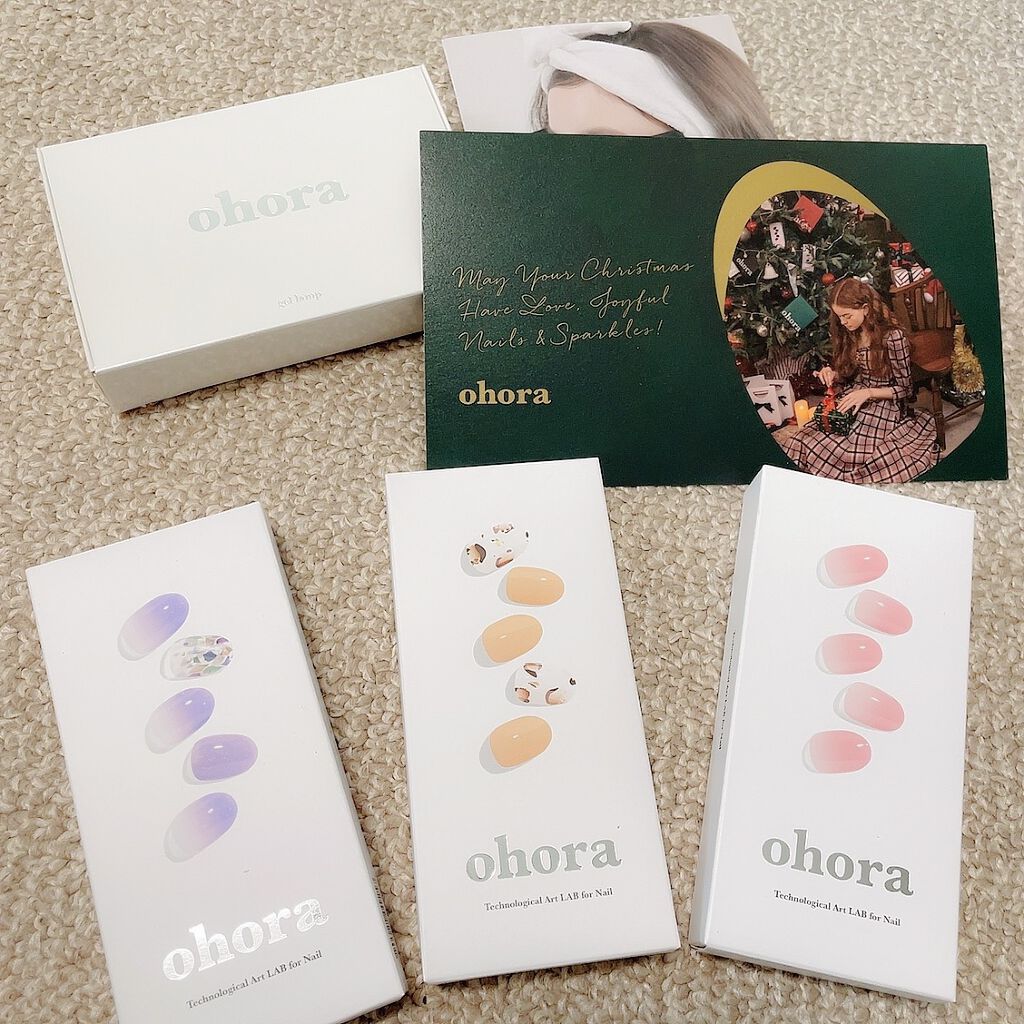 セミキュアジェルネイル（ハンド）/ohora/ネイルシールを使ったクチコミ（1枚目）