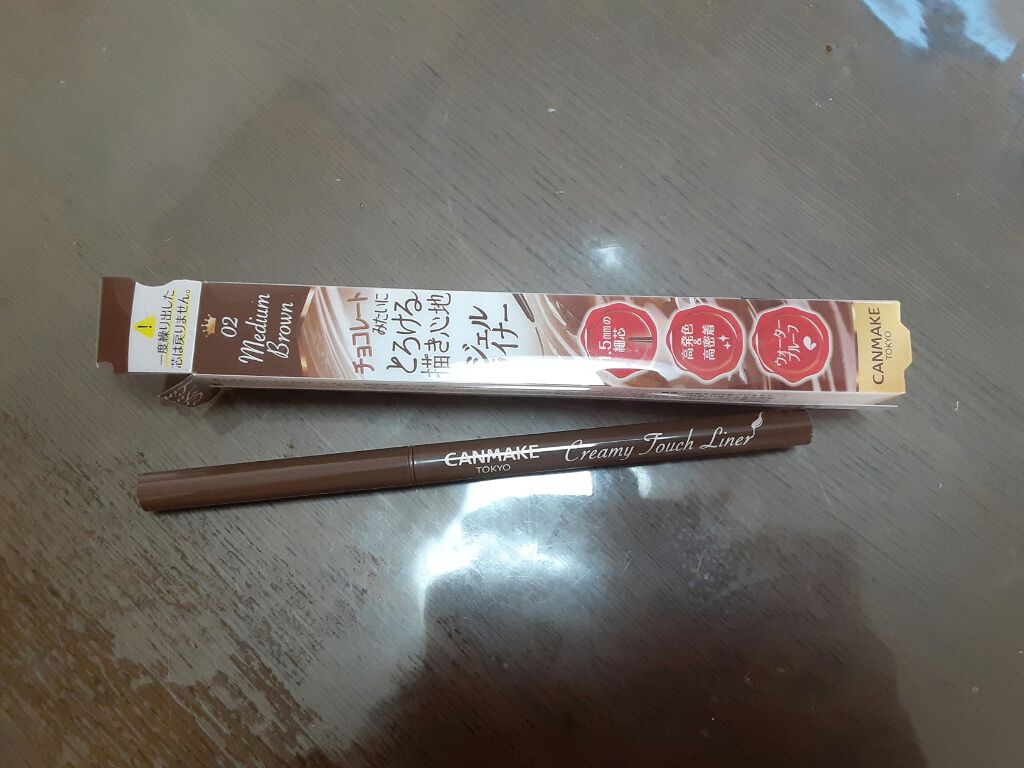クリーミータッチライナー/キャンメイク/ジェルアイライナーを使ったクチコミ（1枚目）