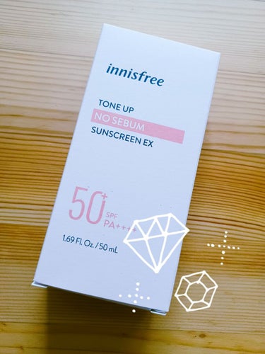 トーンアップ ノーセバム サンスクリーン SPF50+ PA++++/innisfree/日焼け止め・UVケアを使ったクチコミ（2枚目）