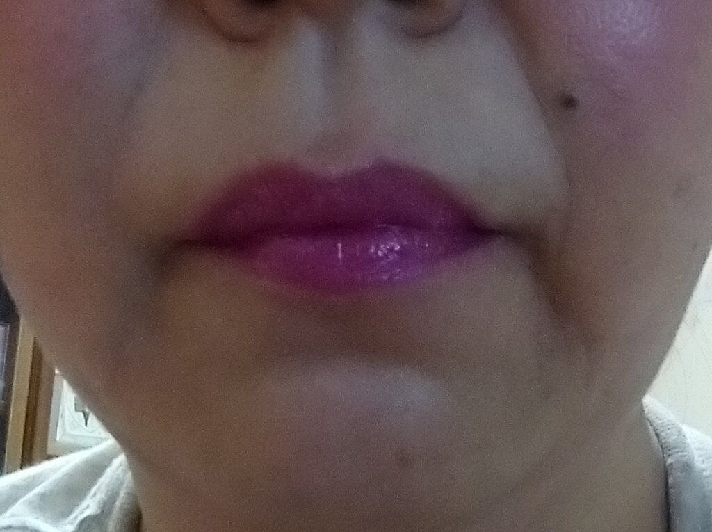 カンコレ マットリップスティック/DAISO/口紅を使ったクチコミ（2枚目）