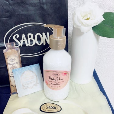 ボディローション グリーン・ローズ（ボトル）/SABON/ボディローションを使ったクチコミ（1枚目）