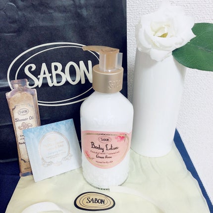 ボディローション グリーン・ローズ(ボトル)/SABON/ボディローションを使ったクチコミ(1枚目)
