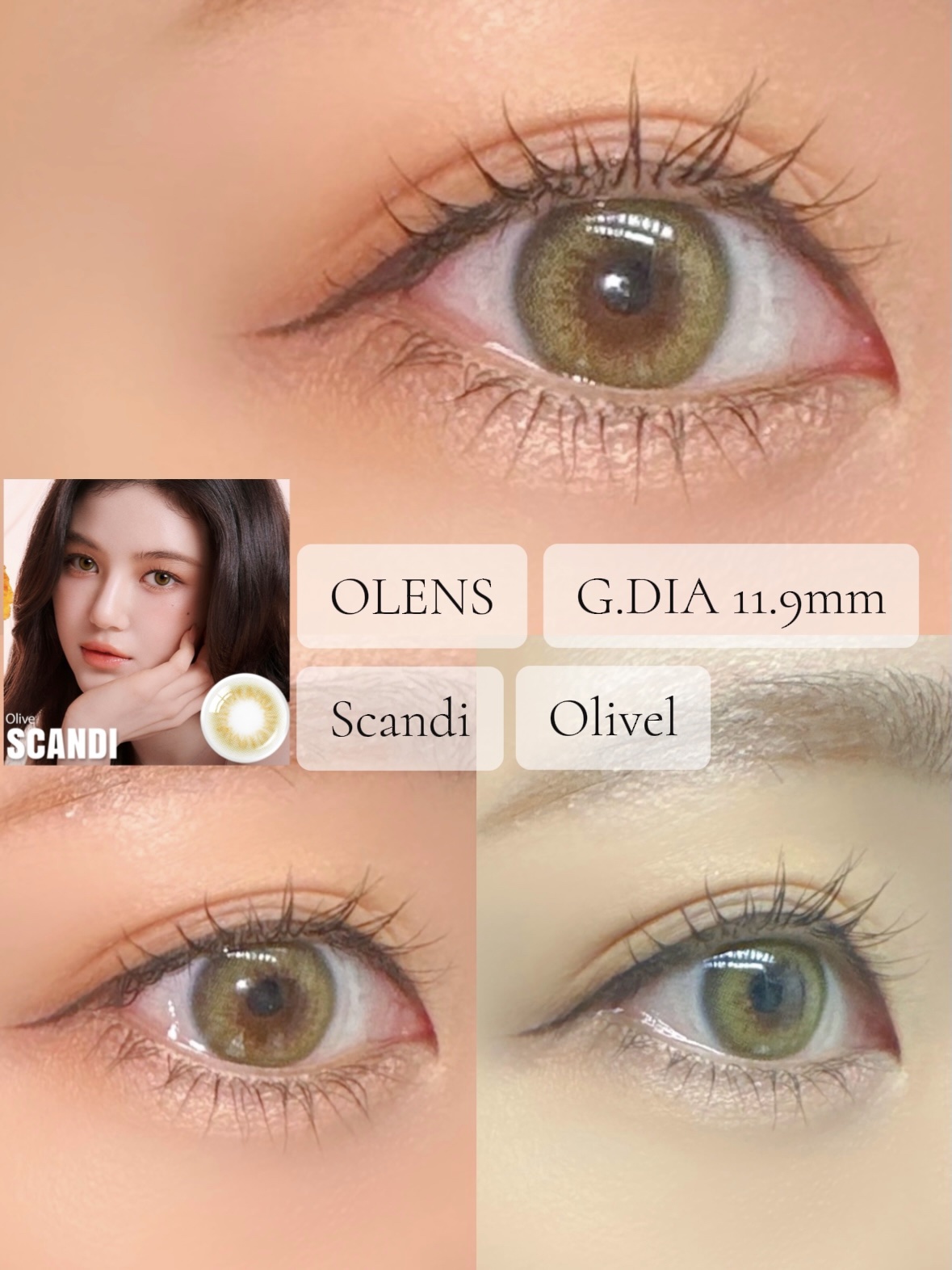 Ending 1day/OLENS/ワンデー（１DAY）カラコンを使ったクチコミ（3枚目）